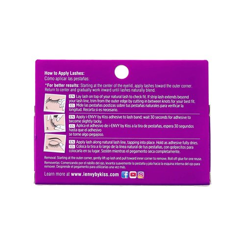 KISS i Envy 3D Collection Eyelashes Multiangle & Volume (KPEI121) 3 PACK