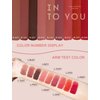 INTO YOU Matte Lipstick Velvet Lip Stain Lip Mud Long Lasting Waterproof Lipstick Lip Gloss Makeup Moisturizing Lipstick for Women(L-Pc01)