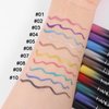 ONarisae liquid eyeliner waterproof metallic ink eyeliner pencil long lasting high pigmented Black