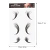 Dioche Baby Hair Tattoo Sticker, Temporary Bangs Tattoo Sticker, Fake Hair Edge Hairline Tattoo Stickers Waterproof Lasting Makeup Tool for Women Girls(ED-04)