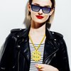 Riuziyi 4 Pack 80s 90s Hip Hop Costumes Outfit, Fake Gold Chain Money Chain, Twist Leg Punk Sunglasses, Dollar Sign Finger Ring for Men Women Rapper Accessories (Gold)