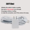 SEEHOM Adapter for Ring Stick Up Camera Charger Cord Plug in Power Supply Spotlight Cam Battery 2nd 3rd Gen Indoor 26FT Long Extension Cable Outdoor Weatherproof