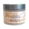 Glimmer Goddess Organic Shimmer Body Butter Travel Size 2 oz (Bronze Super Level 3) - Nourishing, Hydrating, Natural Glow - Vegan, Cruelty-Free, Paraben-Free