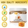 SPA REDI - Body and Foot Cream Mask, Milk and Honey, 16 Oz - Pedicure Massage for Tired Feet and Body, Hydrating, Fresh Skin - Infused with Hyaluronic Acid, Amino Acids, Panthenol, Comfrey Extract