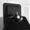 Tooletries - Body Scrubber & Storage Hook - 100% Silicone Scrubber for Deep Cleaning & Exfoliating Your Skin - Long Lasting Easy to Clean - Charcoal