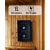 Sauna Thermometer & Hygrometer 2.0, 100% Anodized Aluminum, Celsius Reading, Premium 2-in-1 Indoor Sauna Room Temperature and Humidity Monitor