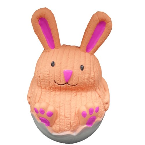Latex with Rubber Tumbler Dog Toy (Rabbit)