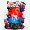 48Pcs Superhero Birthday Cake Decoration Superhero Party Favors Cupcake Cake Decoration Spider Cake Decoration