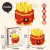 Food Building Blocks Set Toys Mini Building Blocks Fast Food Building Bricks Toy Micro Block Building Set Gift for Kids and Adults-234 PCS(French Fries)