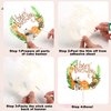 FOIMAS 36pcs Safari Animal Cake Toppers,Jungle Animal Birthday Cupcake Topper Banner for Kids Birthday Party Baby Shower Decoration Supply