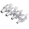 Joywayus 5/16" Fuel Non Return One Way Check Valve Petrol Diesel Aluminum (Pack of 2)
