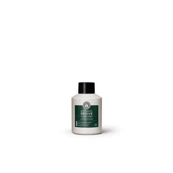 Maria Nila Eco Therapy Revive Conditioner, 3.4 Fl Oz / 100 ml, Deep Cleansing, Micellar Molecules Extracts Oil and Grease, 100% Vegan & Sulfate/Paraben free