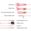 CuteBrush Sailormoon Makeup Brush Set w/Pouch - Rose Gold Cosmetic Brushes With Sailormoon Gems(MJ-155)