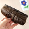 Generic 3PCS Invisible Fluffy Hair Pad, Portrayi Invisible Fluffy Hair Pad, Hair Bun Invisible False Hair Clip, Fluffy Hair Pad Styling Insert Tool, brown