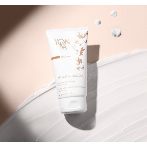 Yon-Ka Lightweight Self Tanning Body Lotion, Buildable Coverage for Natural Sunkissed Glow, Anti-Aging Antioxidant Serum with Vitamin E, 100% Natural Self Tanning Active, Vegan, 5.18 Oz/150ml