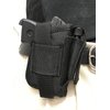 Nylon Gun Holster fits Smith & Wesson S&W 380 Bodyguard With Laser Gun Slinger Holster Black Nylon Ambidextrous Use Left or Right Hand Built In Magazine Holder Adjustable Retention Strap