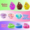 YOPINSAND DIY Slime Kit, Slime Making Kit for Girls, Butter Slime, Foam Slime, Cloud Slime with Add-ins, Foam Balls, Charms, Glitters, Slime Party Favors Gift Toys for Kids 6-12