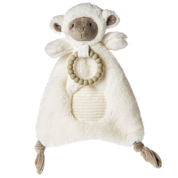 Mary Meyer Luxey Lamb Lovey Soft Toy, 12-Inches, White Lamb