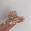 Fashion Acetic Acid Flower Hair Claw Clips, Women Non-Slip Banana Hair Jaw Clips Geometric Hair Accessories