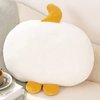 Cute Soft Round Tabby Cat Kitten Stuffed Animals Cat Kitten Plush Toys Cat Kitten Plushies Throw Pillow Cat Kitten Hugging Cuddly Cat Kitten Doll Pillow Gift for Kids and Lovers (Yellow)