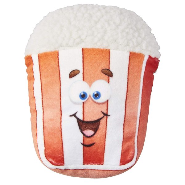Fun Food Popcorn 5" Soft Plush Dog Toy
