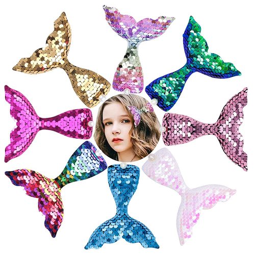 8 Pcs Mermaid hair clip,Hair Clips for Girls,Hairpins for Women Girls and Ladies Headwear Styling Tools,Gifts for Women Girls