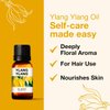 Kukka Ylang-Ylang Essential Oil for Diffuser- 100% Natural Therapeutic Grade Ylang Ylang Essential Oil for Skin - Ylang Ylang Oil for Hair Growth & Aromatherapy (0.34 fl Oz)