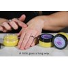 Lavender Jojoba Oil Hand Salve. Over 50% Pure Organic Jojoba Oil. Moisturizes Hair, skin, face, hands, feet naturally. Softening formula with Organic Beeswax and Organic Avocado Oil.(2 oz/60gm)