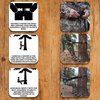 D&J Backcountry Bathroom: Portable Outdoor Toilet Solution for Camping, Hiking, and Hunting - Crap Strap for Pooping - Compact, Lightweight, and Easy to Use!