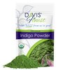 Davis Finest Organic Indigo Powder Hair Dye for Hair Coloring 250g