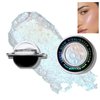 Okerker Glitter Highlighter Chameleon Palette, Face Multichrome Eyeshadow Highlighter Makeup, Holographic Sparkle Highlighting Illuminator Powder, Silky Creamy Shimmer Eye Shadow