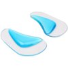 Arch Support Insoles Pu Gel Foot Massage Flat Feet Insoles 1 Pair (2 Cushion Pads) Blue