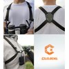 GAIARENA Binocular Harness Strap, Bino Harness with Microfiber Lens Cleaning Cloth for All Size Binoculars & Camera(Camo)