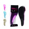 HairComb - Detangler Hair Brush for Kids, Toddler, Adults - Wet & Dry Brush- Gentle on Hair & Scalp with Flexible Soft Bristles and 360° Rotating Handle, Suitable for All Hair Types (Purple)