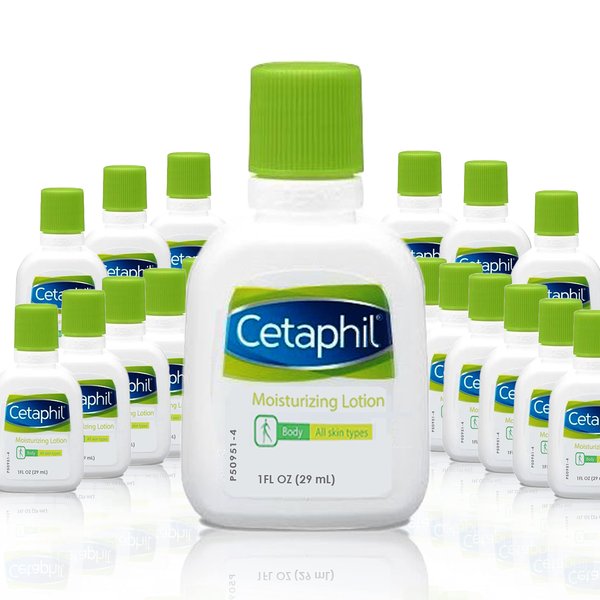 Cetap hil Moisturizing Body Lotion, Travel Size, 1 Fl Oz, 29 ml, (Pack of 18)