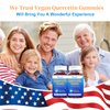 Quercetin Gummies for Kids, Adults Women Men, 1200 mg Quercetin with Bromelain Elderberry Vitamin C Zinc Echinacea Immune Support Supplement, Mixed Berry Flavor 60 Cts