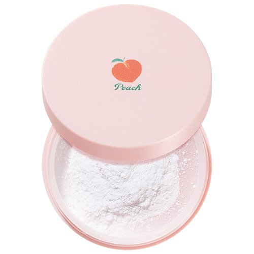 SKINFOOD Peach Cotton Multi Finish Powder 5g - Korean Peach Extract & Calamin Sebum Control Face Powder - Silky Setting Powder - Setting Powder for Oily Skin - Sweet Peach Scent for Soft Skin