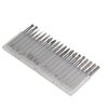 Carbide Burrs Set JESTUOUS 1/8 Shank Diameter Double Cut Tungsten Carbide Burs Rotary File Carving Grinding Bit for Die Grinder Rotary Drill Tool 20pcs
