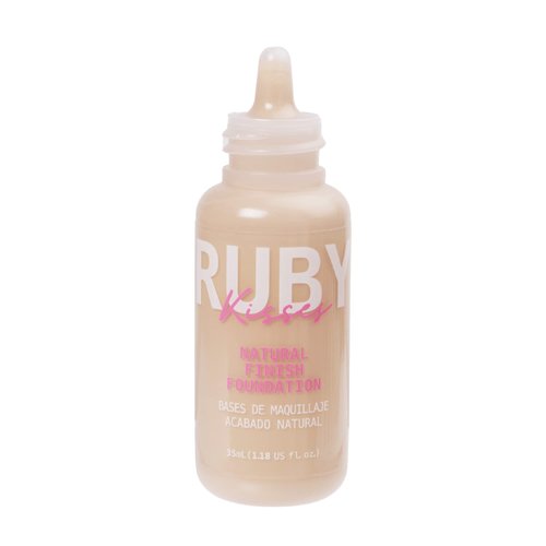 Ruby Kisses Liquid Foundation Medium Coverage, Lightweight, Natural Finish, Face Makeup for All Skin Type, Korean Makeup (Fair Ivory)