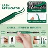 DIY Lash Extension Kit KEYYOU 300Pcs Individual Eyelash Extension Kit 40D 0.07D Curl 9-18MIX Lash Clusters Kit with Lash Glue Remover Applicator Easy to Use for Beginners(Kit-40D-0.07D,9-18MIX)