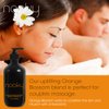 Nooky Orange Blossom Massage Oil. with Jojoba and Essential Oils. for Massaging 16 Ounce.