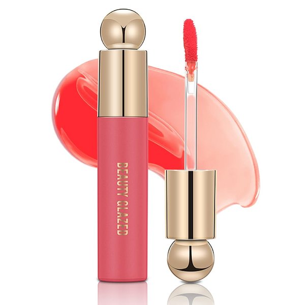 MYUANGO Hydrating Lip Care Lip Tint, Moisturizing Lip Oil,Shiny Lip Glow Vegan Plumping Lip Gloss for Dry Lips (104, Travel Size)