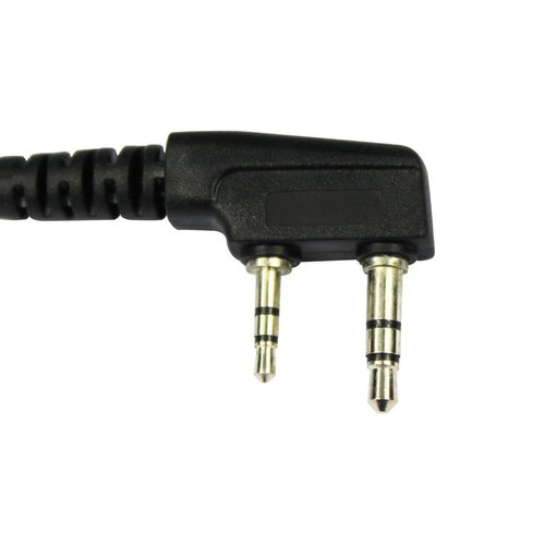 Covert Acoustic Tube Walkie Talkie Earpiece Headset is Compatible with retevis rt22 Kenwood Puxing Wouxun Baofeng uv5r Radio 2-pin