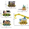 Thomas & Friends Diecast Vehicle Set Construction Crew 5 Push-Along Toy Train Engines for Preschool Kids Ages 3+ Years