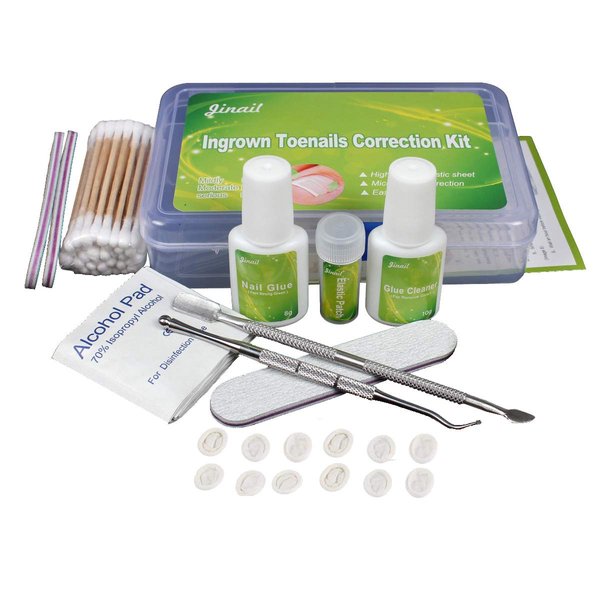 Ingrown Toenail Pedicure Tool Straightening Clip Curved BS Brace for Toenails Toe nail (Tool Kit)