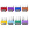 JRSHOME 8 Pcs Professional Colorful Hair Clipper Combs Guards Cutting Guides Fits for Most Wahl Replacement Guards Set, 1/8 Inch to 1 Inch(3-25mm)