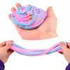 Cyan with Pink Butter Slime, 7oz. Scented Butter Slime Kit Birthday Party Favors, DIY Surprise Slime for Kids Boys Girls, Hugging Bear Charm, Great 6-12 Year Old Toys, Non Stick Super Soft Sludge Toy