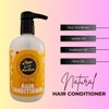 Black Canyon Home and Body Peace Love + Lotion Berry Shortcake & Whipped Cream Scented Natural Hair Conditioner, 16 Oz (2 Pack)