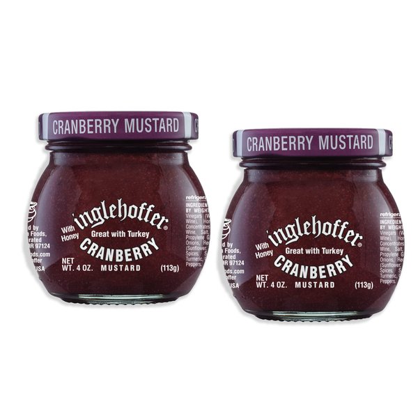 Inglehoffer Cranberry Honey Mustard 4oz(Pack of 2)