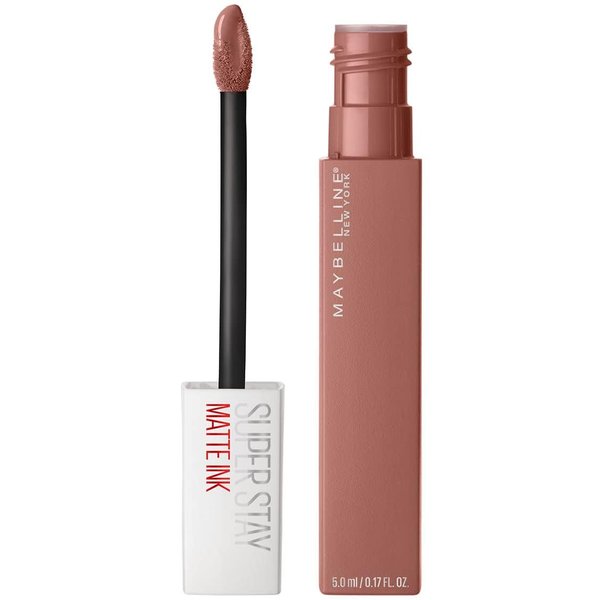 Maybelline Super Stay Matte Ink Liquid Lipstick Makeup, Long Lasting High Impact Color, Up to 16H Wear, Seductress, Light Rosey Nude, 1 Count